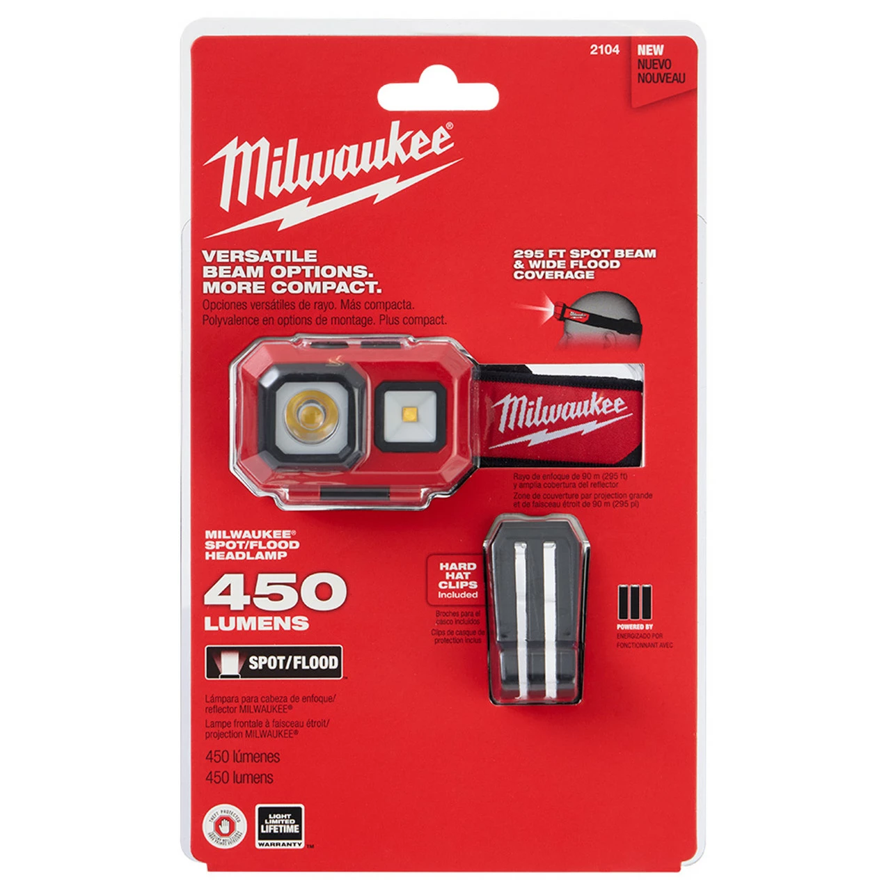Milwaukee 2104 Spot/Flood Headlamp 2 Milwaukee 2104 Spot/Flood Headlamp - Image 2