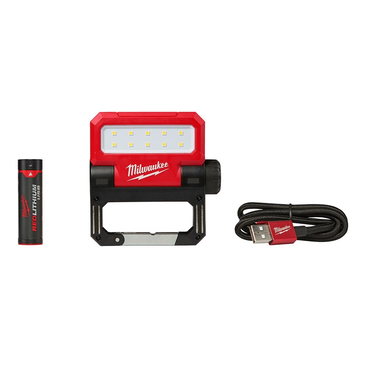 Milwaukee 2114-21 USB Rechargeable ROVER Pivoting Flood Light 1 Milwaukee 2114-21 USB Rechargeable ROVER Pivoting Flood Light