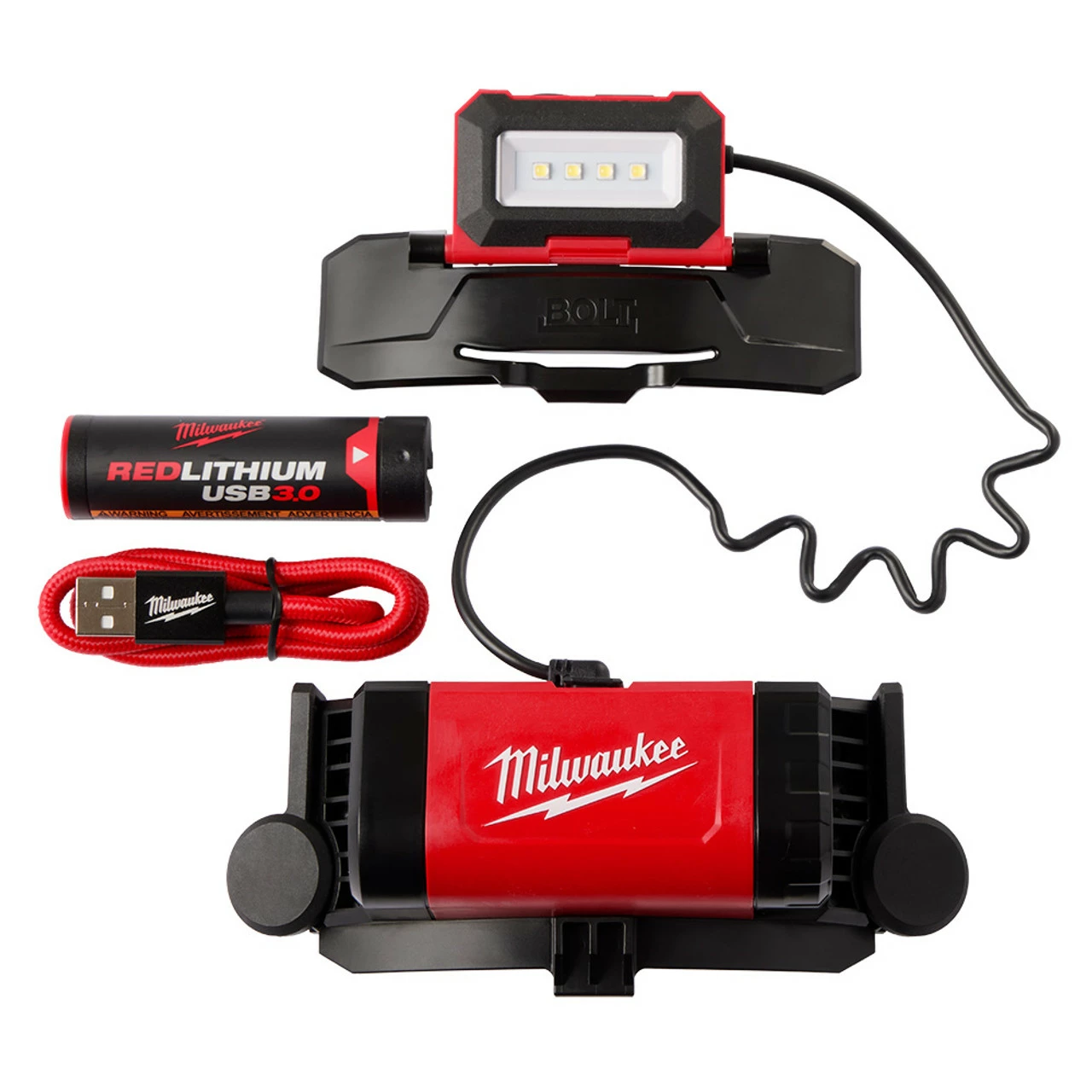 Milwaukee 2118-21 BOLT REDLITHIUM USB Headlamp 1 Milwaukee 2118-21 BOLT REDLITHIUM USB Headlamp