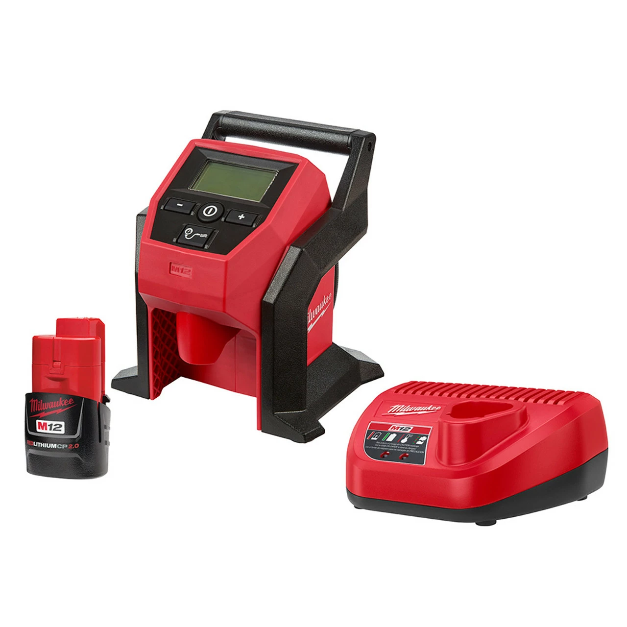 Milwaukee 2475-21CP M12 Compact Inflator Kit 1 Milwaukee 2475-21CP M12 Compact Inflator Kit