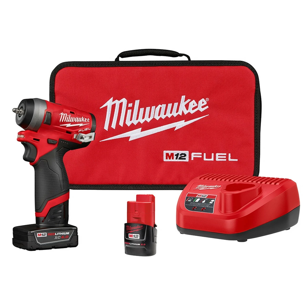 Milwaukee 2552-22 M12 FUEL 1/4 In. Stubby Impact Wrench Kit 1 Milwaukee 2552-22 M12 FUEL 1/4 In. Stubby Impact Wrench Kit
