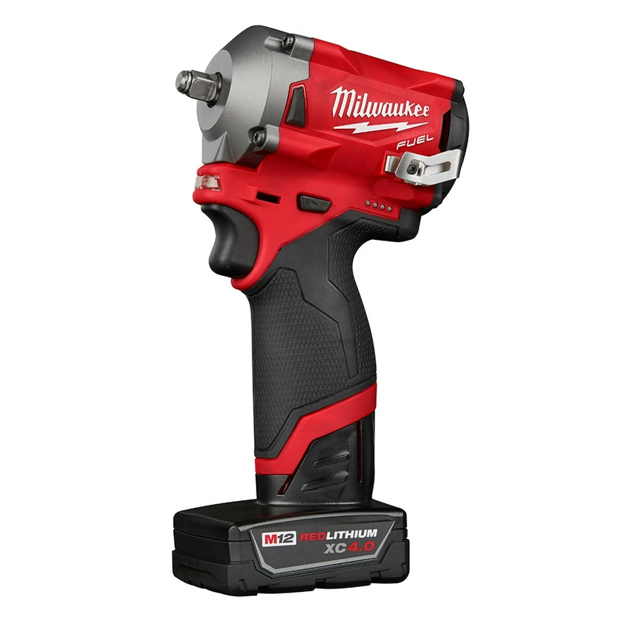 Milwaukee 2554-22 M12 FUEL 3/8 In. Stubby Impact Wrench Kit 2 Milwaukee 2554-22 M12 FUEL 3/8 In. Stubby Impact Wrench Kit - Image 2