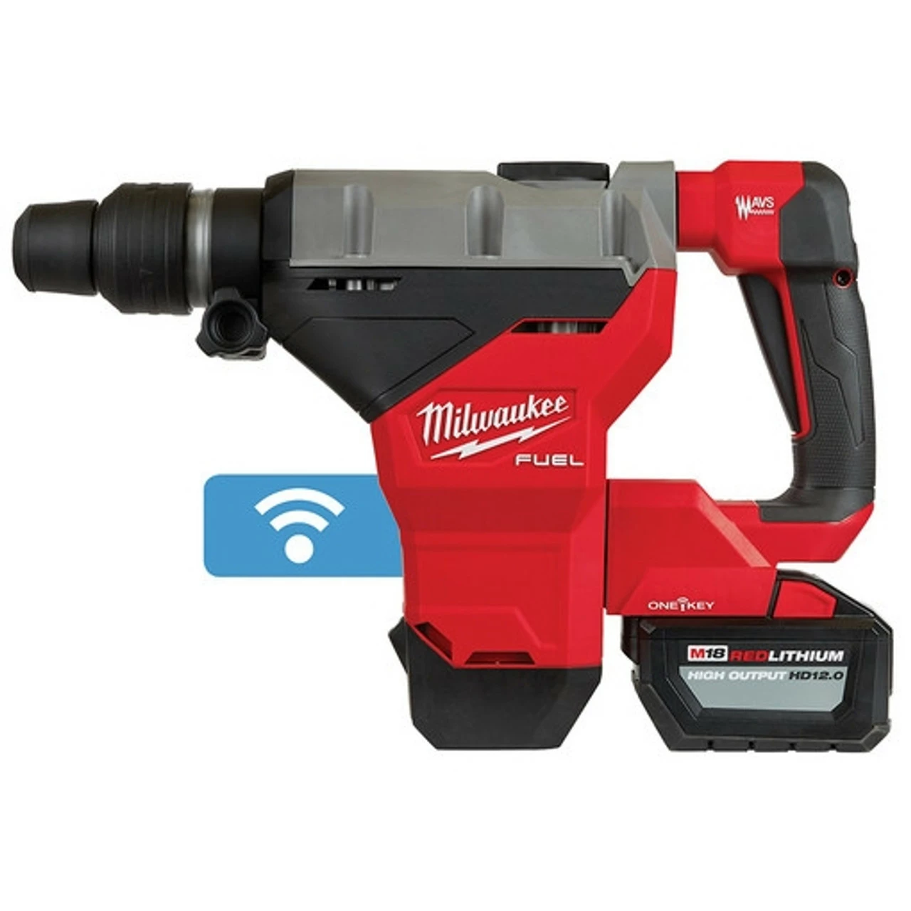 Milwaukee 2718-22HD M18 FUEL 1-3/4 In. SDS MAX Rotary Hammer Kit W/ 12.0 Batteries 2 Milwaukee 2718-22HD M18 FUEL 1-3/4 In. SDS MAX Rotary Hammer Kit W/ 12.0 Batteries - Image 2