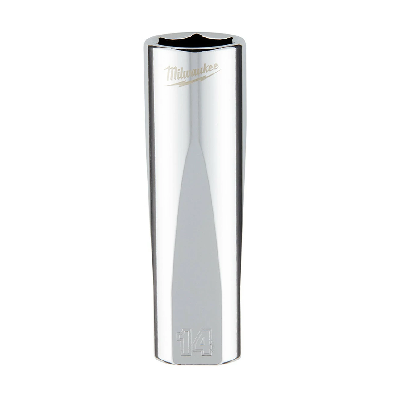 Milwaukee 45-34-0014 3/8 Drive 14mm Metric 6-Point Deep Socket 1 Milwaukee 45-34-0014 3/8 Drive 14mm Metric 6-Point Deep Socket