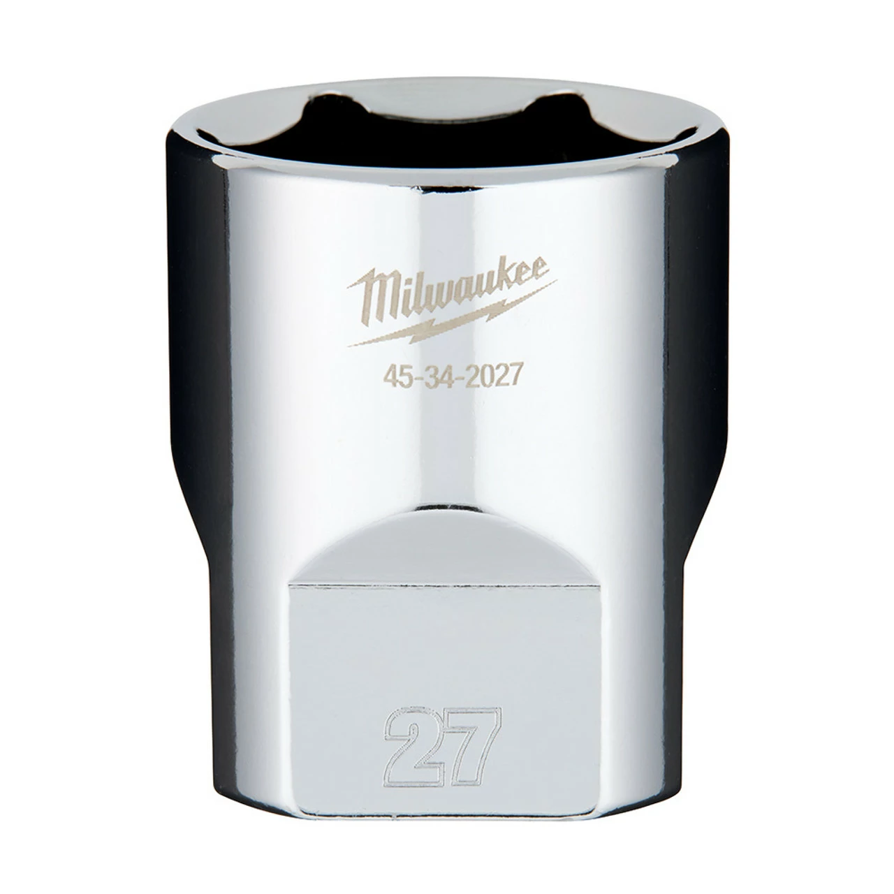 Milwaukee 45-34-2027 1/2 Drive 27mm Socket 1 Milwaukee 45-34-2027 1/2 Drive 27mm Socket