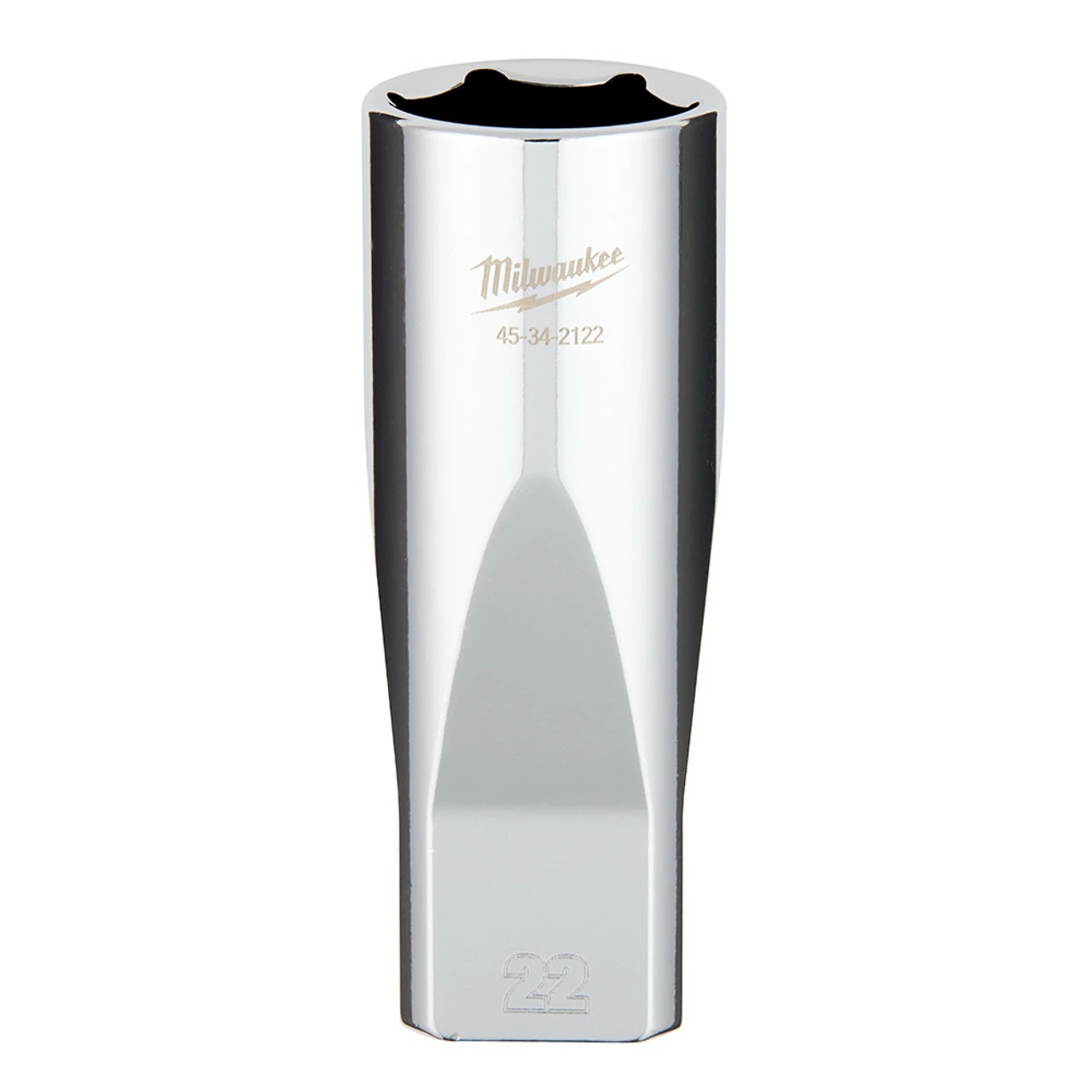 Milwaukee 45-34-2122 1/2 Drive 22mm Deep Socket 1 Milwaukee 45-34-2122 1/2 Drive 22mm Deep Socket