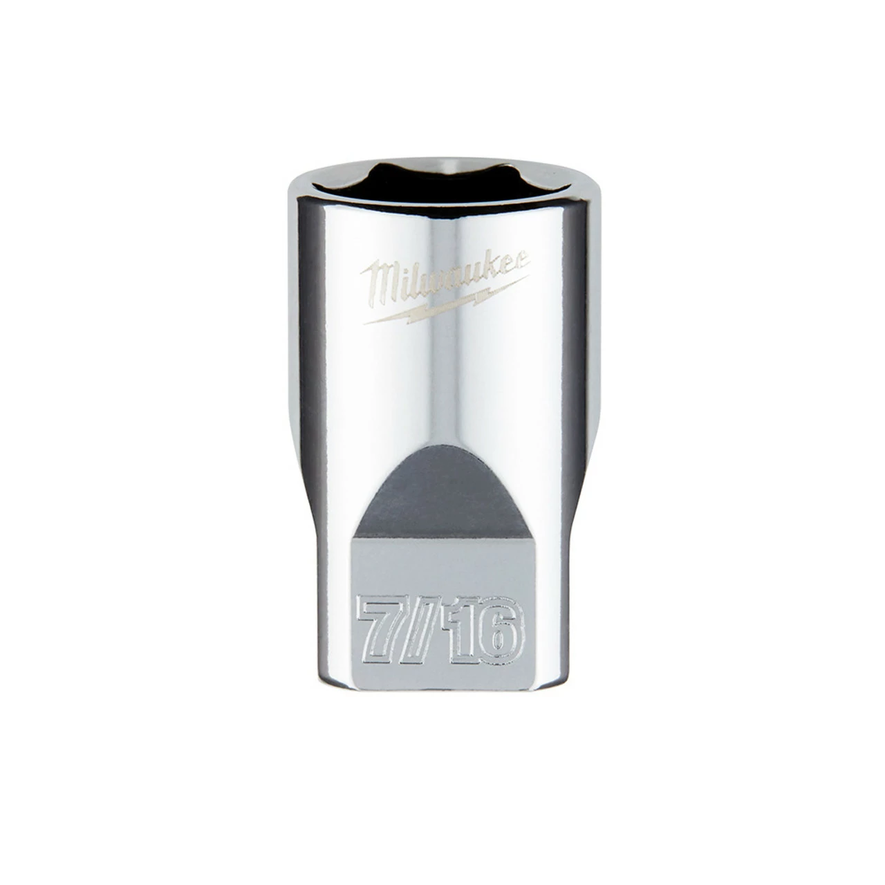 Milwaukee 45-34-9008 1/4 Drive 7/16 SAE 6-Point Socket 1 Milwaukee 45-34-9008 1/4 Drive 7/16 SAE 6-Point Socket