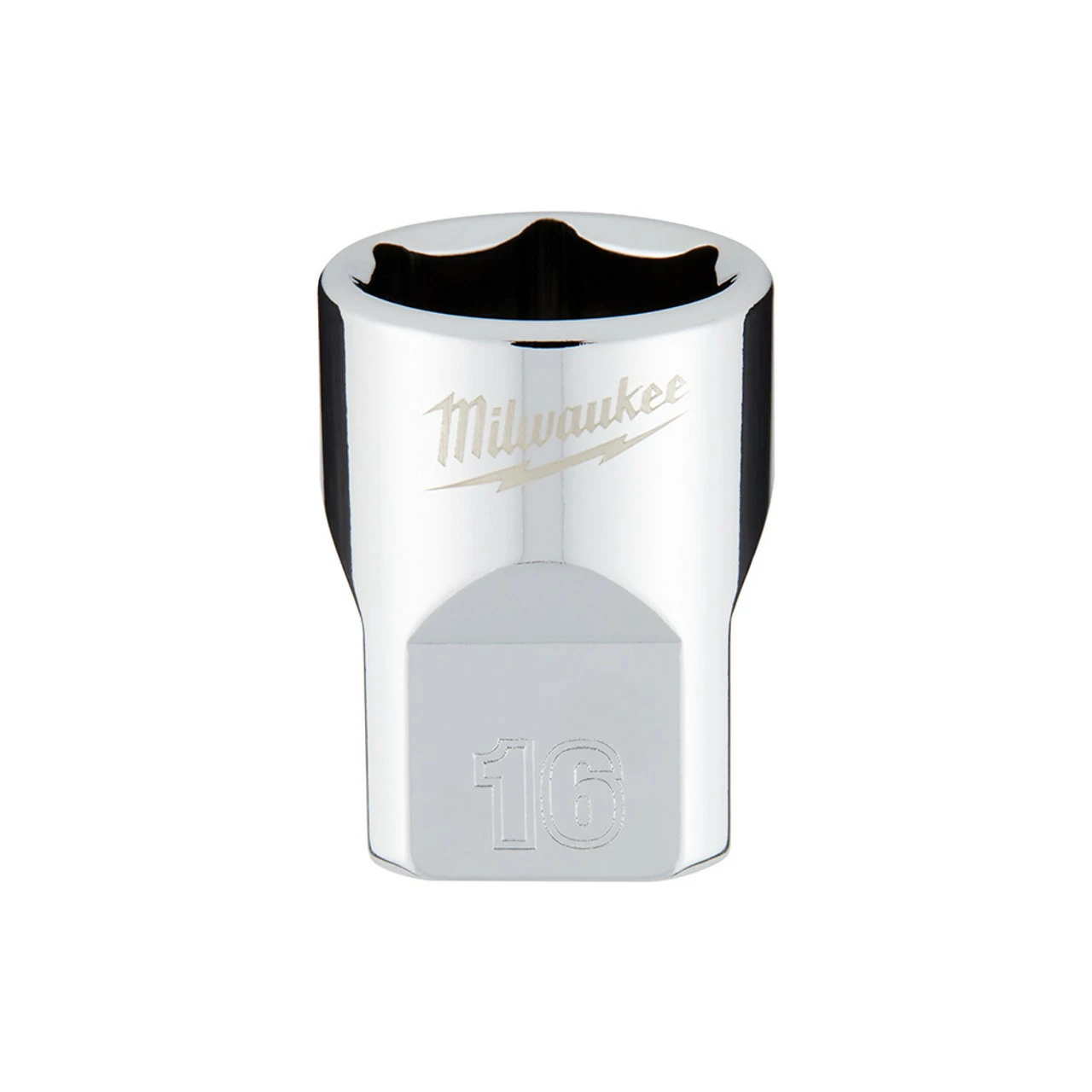 Milwaukee 45-34-9086 3/8 Drive 16mm Metric 6-Point Socket 1 Milwaukee 45-34-9086 3/8 Drive 16mm Metric 6-Point Socket
