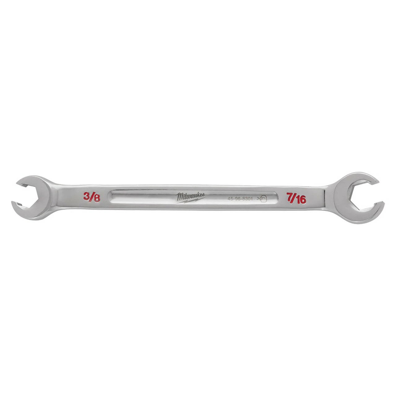Milwaukee 45-96-8301 3/8 X 7/16 Double End Flare Nut Wrench 1 Milwaukee 45-96-8301 3/8 X 7/16 Double End Flare Nut Wrench