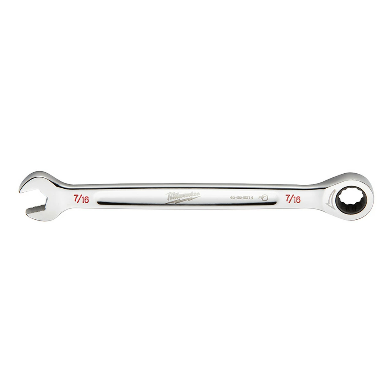 Milwaukee 45-96-9214 7/16 SAE Ratcheting Combo Wrench 1 Milwaukee 45-96-9214 7/16 SAE Ratcheting Combo Wrench