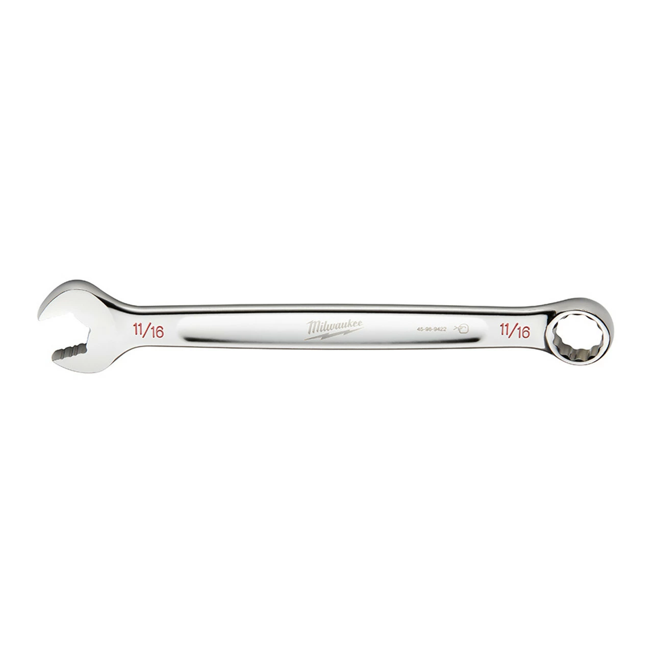 Milwaukee 45-96-9422 11/16 SAE Combination Wrench 1 Milwaukee 45-96-9422 11/16 SAE Combination Wrench