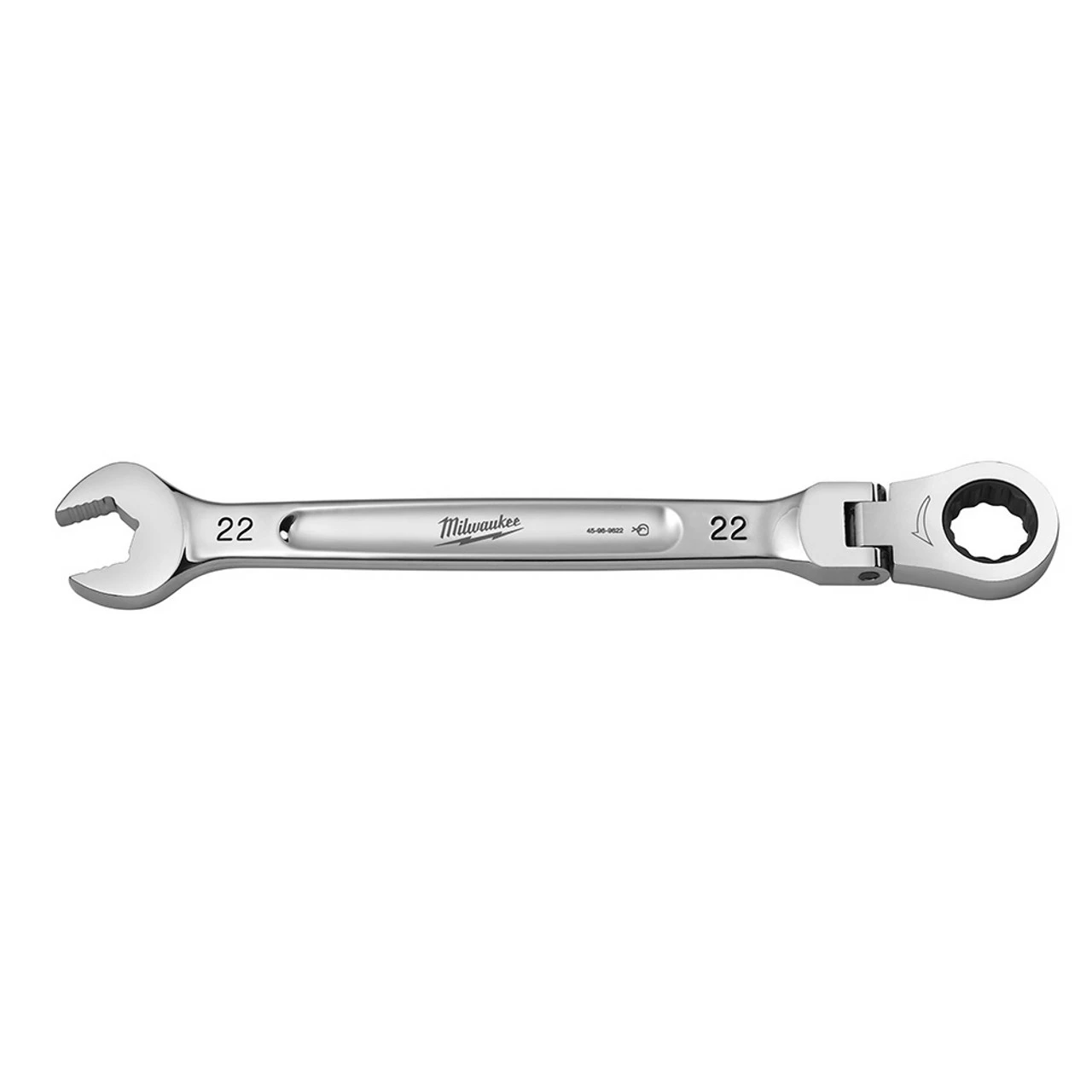 Milwaukee 45-96-9622 22mm Flex Head Ratcheting Wrench 1 Milwaukee 45-96-9622 22mm Flex Head Ratcheting Wrench