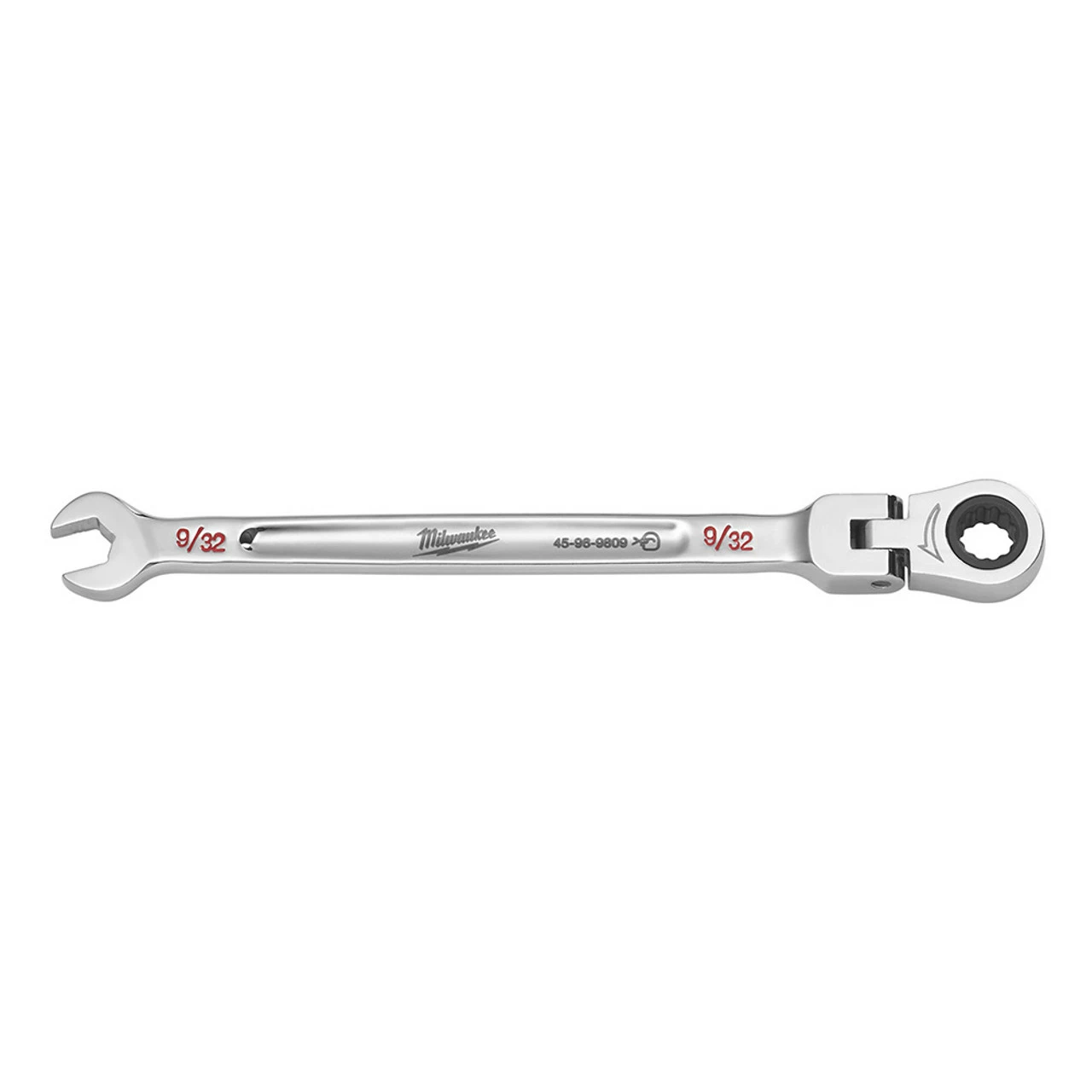 Milwaukee 45-96-9809 9/32 Flex Head Ratcheting Wrench 1 Milwaukee 45-96-9809 9/32 Flex Head Ratcheting Wrench