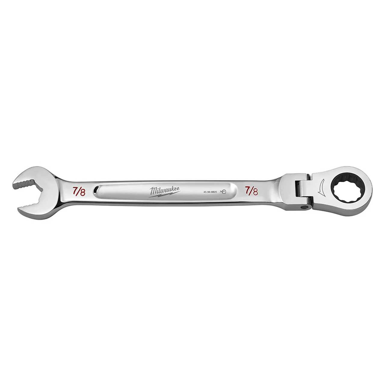 Milwaukee 45-96-9820 7/8 Flex Head Combination Wrench 1 Milwaukee 45-96-9820 7/8 Flex Head Combination Wrench