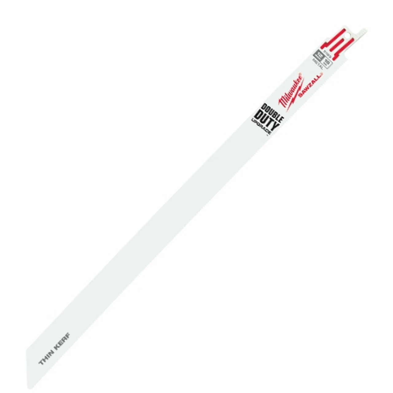 Milwaukee 48-01-7189 12 In. 18 TPI Thin Kerf SAWZALL Blades 100 Pk 1 Milwaukee 48-01-7189 12 In. 18 TPI Thin Kerf SAWZALL Blades 100 Pk