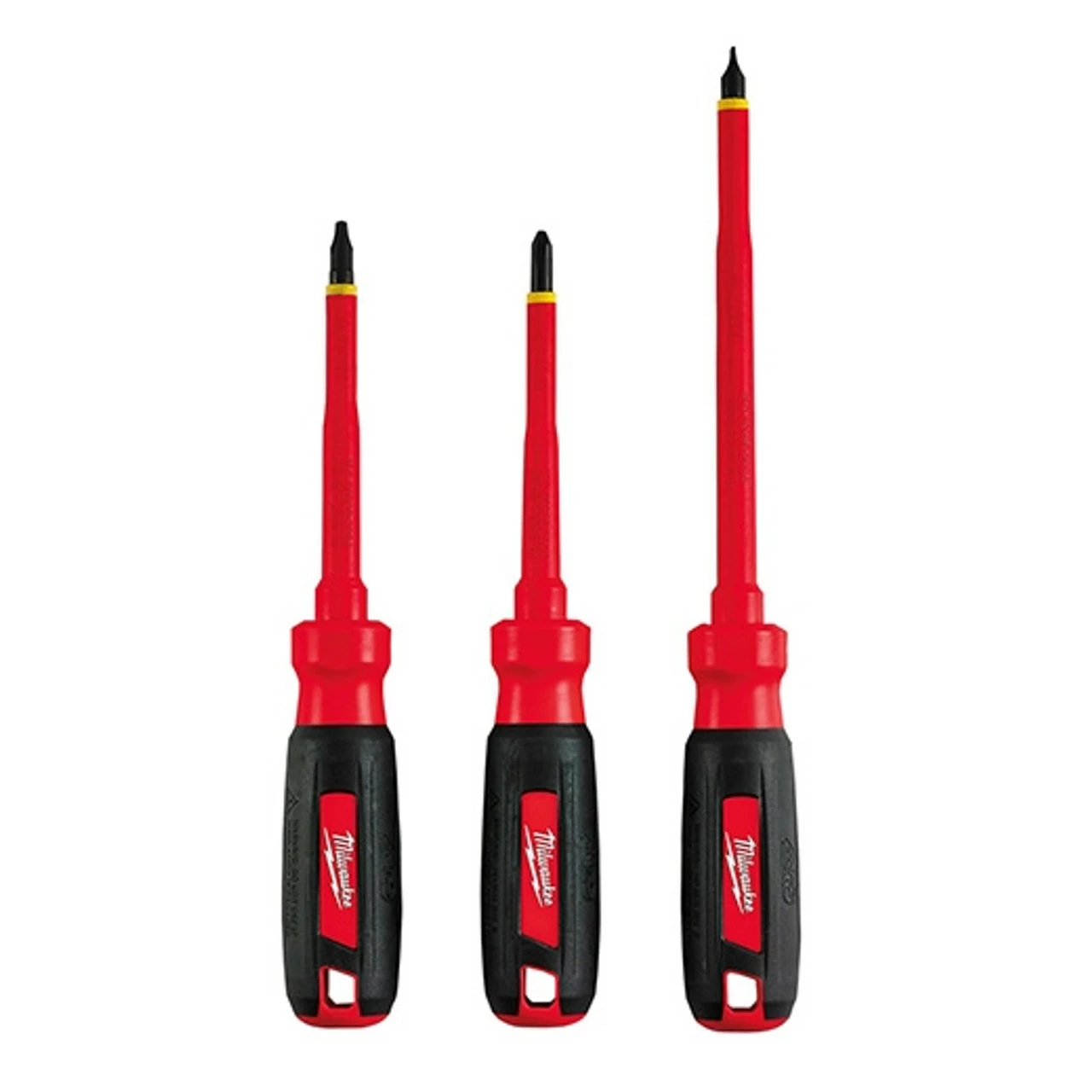Milwaukee 48-22-2202 3 PC 1000V Insulated Screwdriver Set 1 Milwaukee 48-22-2202 3 PC 1000V Insulated Screwdriver Set