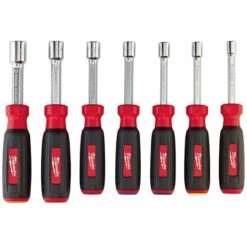 Milwaukee 48-22-2507 7 PC Magnetic HollowCore SAE Nut Driver Set