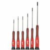 Milwaukee 48-22-2606 6 PC Precision Screwdriver Set W/ Case