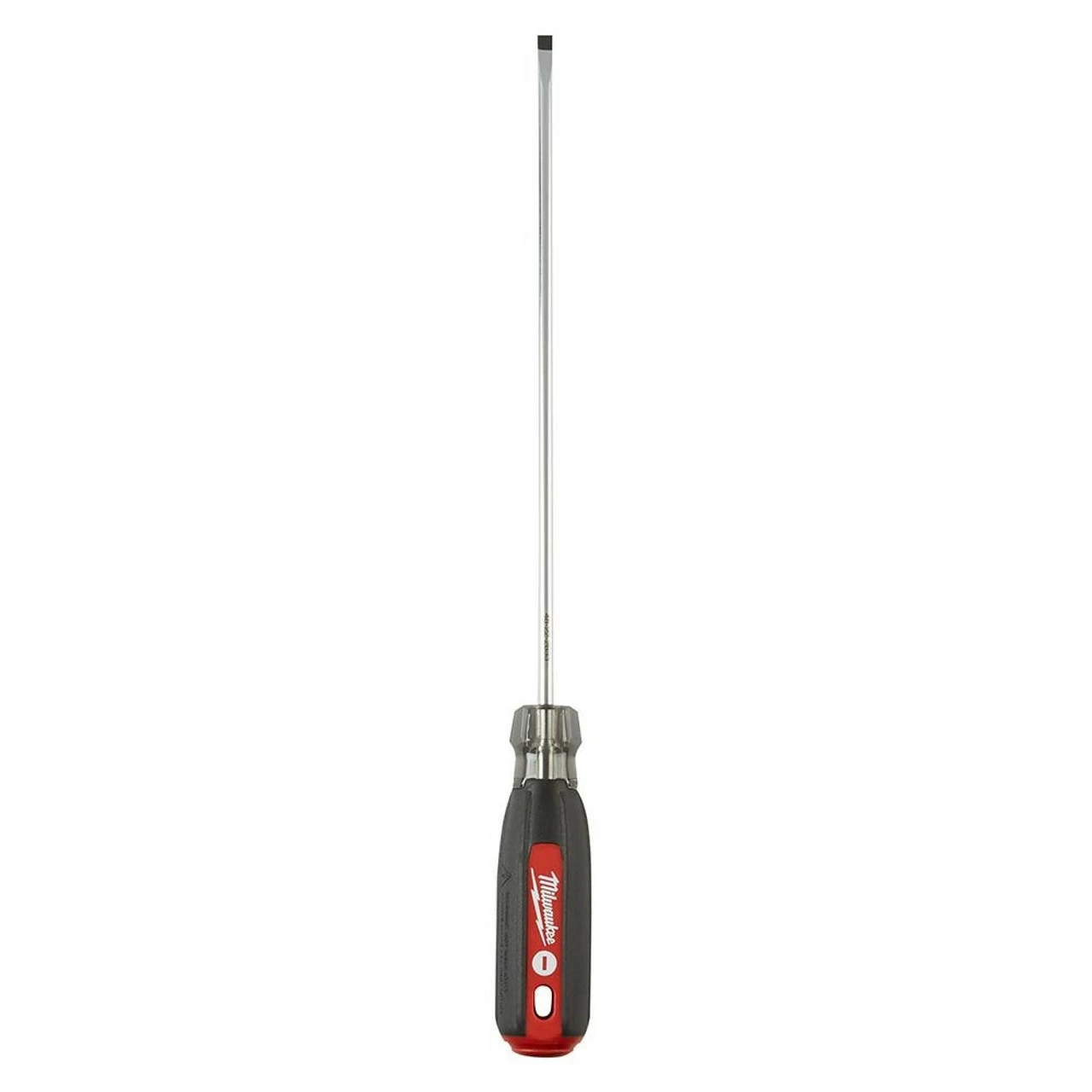 Milwaukee 48-22-2833 3/16 In. Cabinet - 8 In. Cushion Grip Screwdriver 1 Milwaukee 48-22-2833 3/16 In. Cabinet - 8 In. Cushion Grip Screwdriver