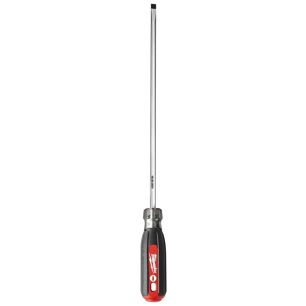 Milwaukee 48-22-2834 1/4 In. Cabinet - 10 In. Cushion Grip Screwdriver 1 Milwaukee 48-22-2834 1/4 In. Cabinet - 10 In. Cushion Grip Screwdriver