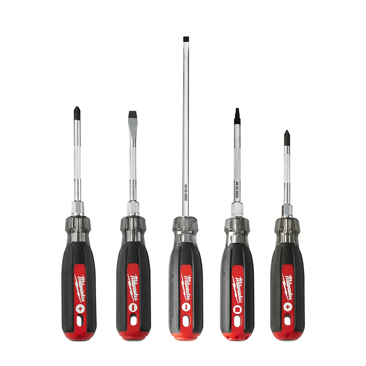Milwaukee 48-22-2885 5 Pc Cushion-Grip Screwdriver Set 1 Milwaukee 48-22-2885 5 Pc Cushion-Grip Screwdriver Set