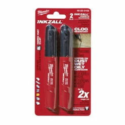 Milwaukee 48-22-3102 INKZALL Black Medium Point Marker (2 PK)