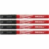 Milwaukee 48-22-3164 INKZALL Black Ultra Fine Point Pen (4 Pk)