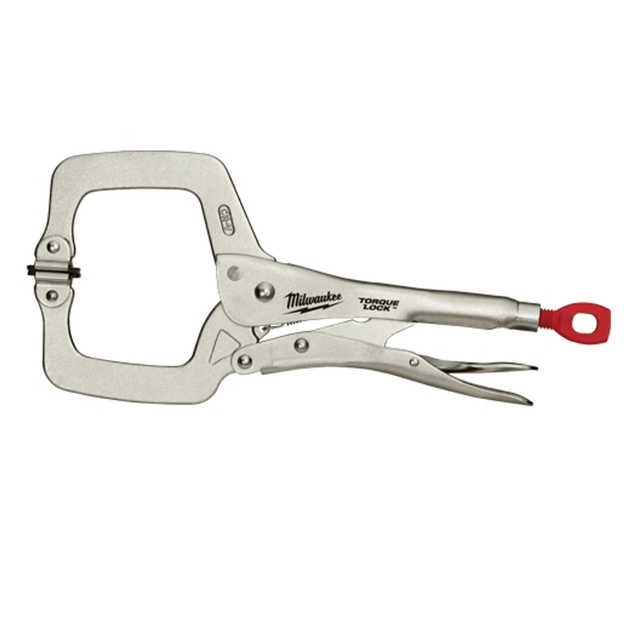 Milwaukee 48-22-3521 11 In. TORQUE LOCK Locking C-Clamp Swivel Jaws 1 Milwaukee 48-22-3521 11 In. TORQUE LOCK Locking C-Clamp Swivel Jaws
