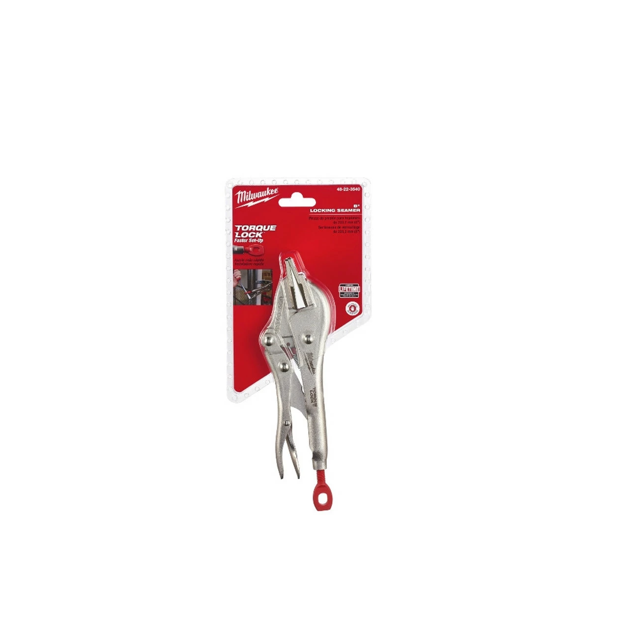 Milwaukee 48-22-3540 8 In. Locking Seamer 1 Milwaukee 48-22-3540 8 In. Locking Seamer
