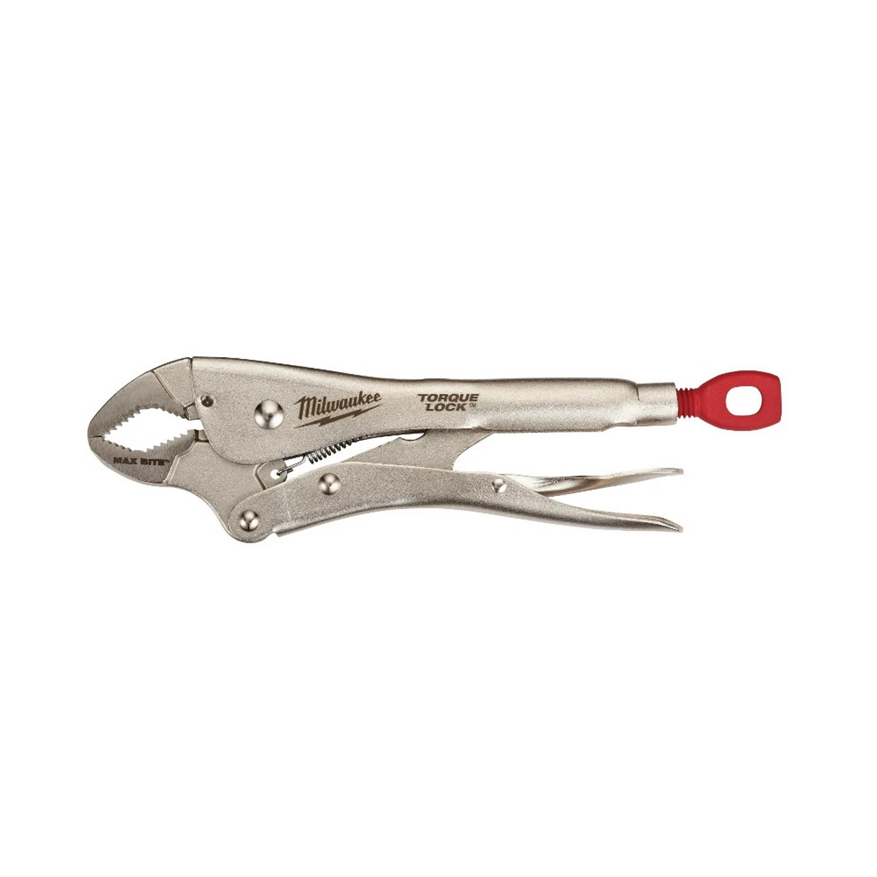 Milwaukee 48-22-3610 10 In. Max Bite Curved Jaw Locking Pliers 1 Milwaukee 48-22-3610 10 In. Max Bite Curved Jaw Locking Pliers
