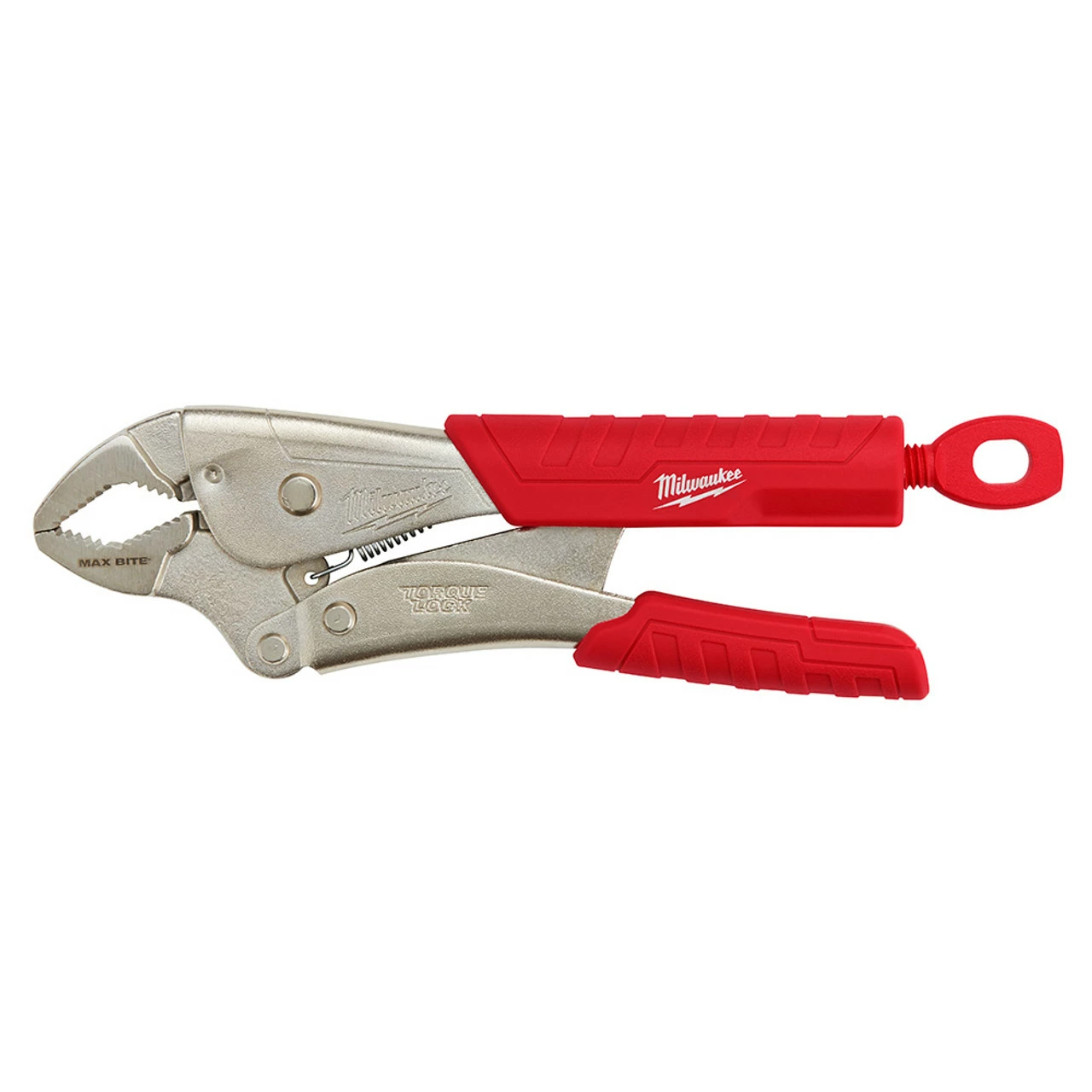 Milwaukee 48-22-3710 10 In. TORQUE LOCK MAXBITE Curved Jaw Locking Pliers 1 Milwaukee 48-22-3710 10 In. TORQUE LOCK MAXBITE Curved Jaw Locking Pliers