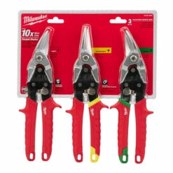 Milwaukee 48-22-4533 3 PC Aviation Snip Set