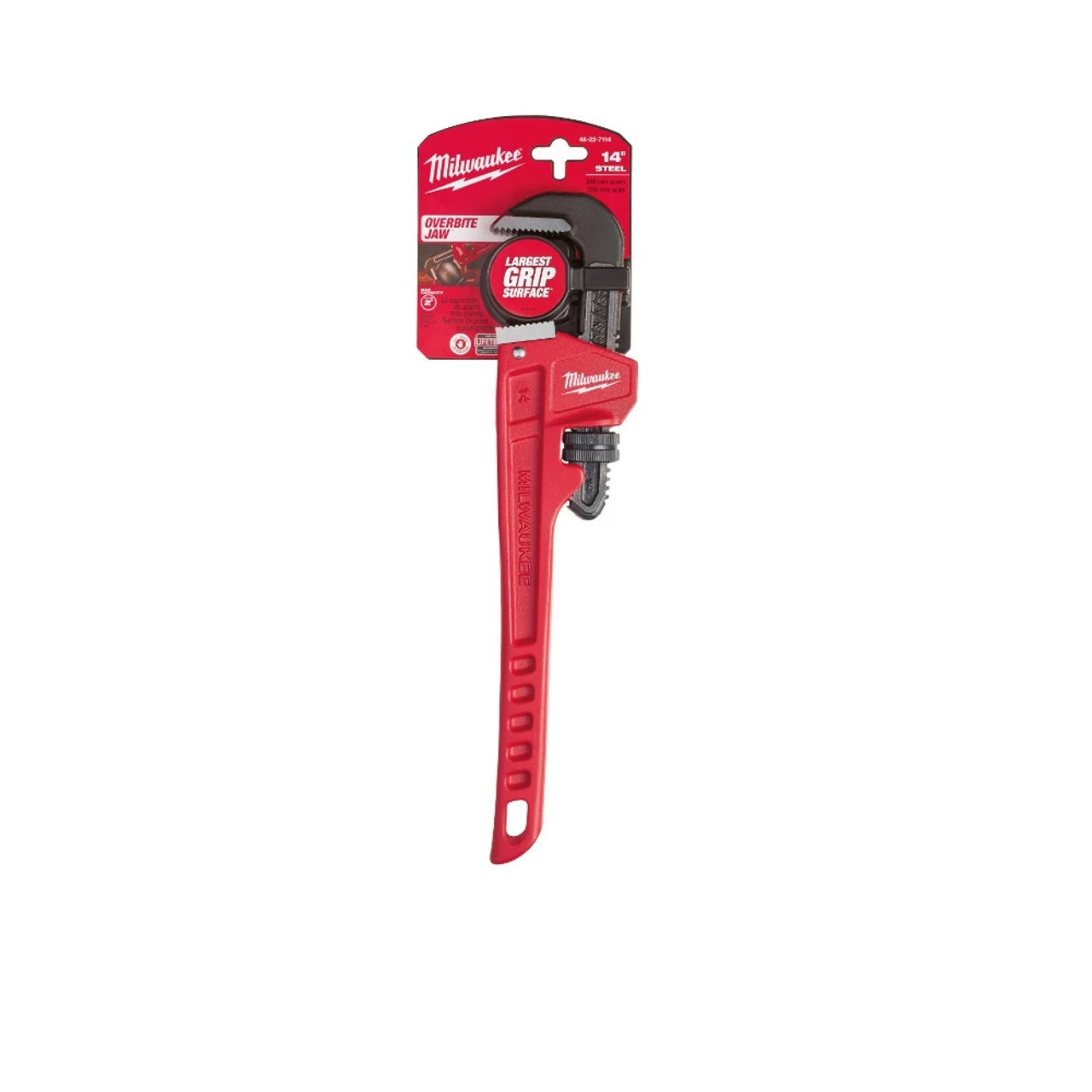 Milwaukee 48-22-7114 14 In. Steel Pipe Wrench 2 Milwaukee 48-22-7114 14 In. Steel Pipe Wrench - Image 2