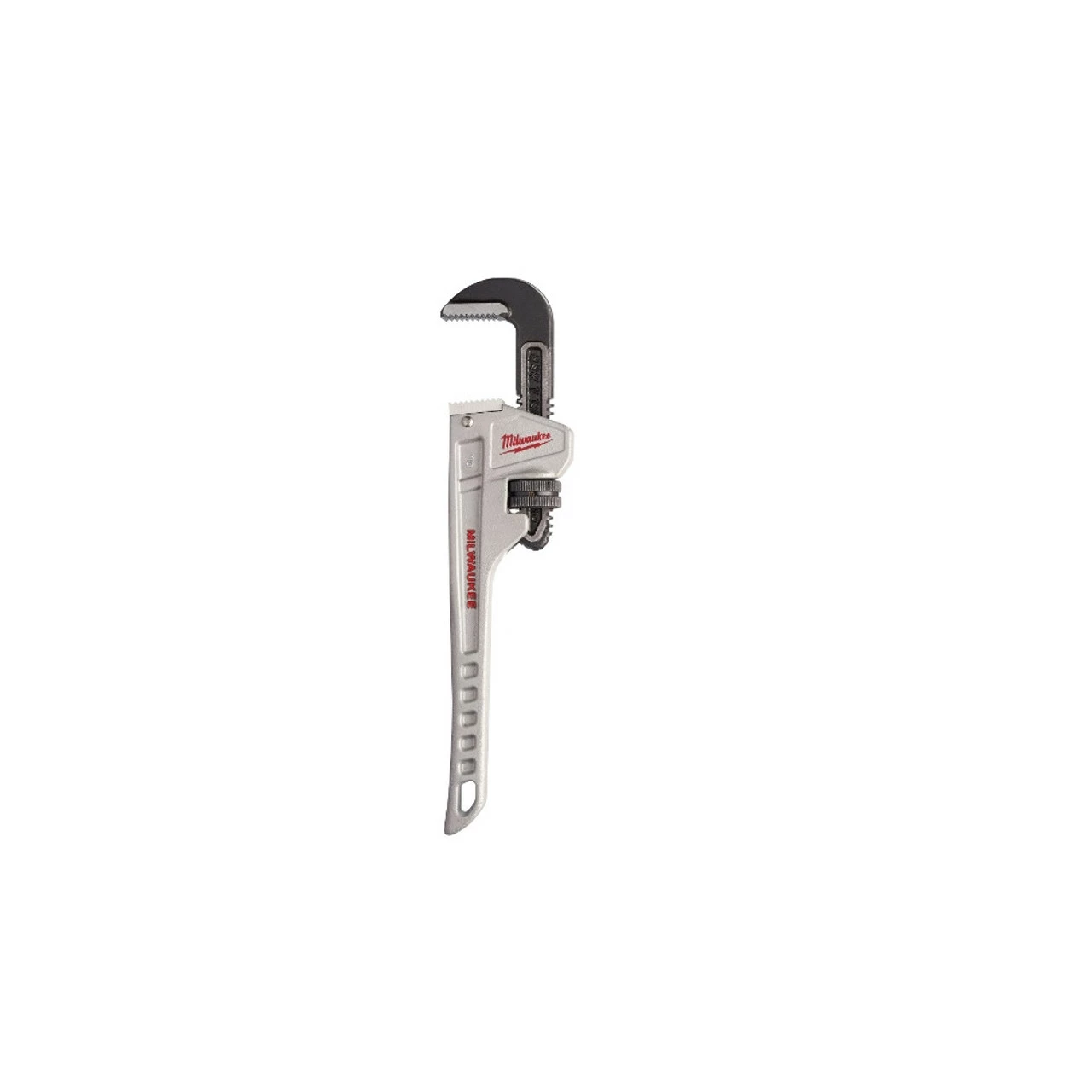 Milwaukee 48-22-7210 10 In. Aluminum Pipe Wrench 1 Milwaukee 48-22-7210 10 In. Aluminum Pipe Wrench