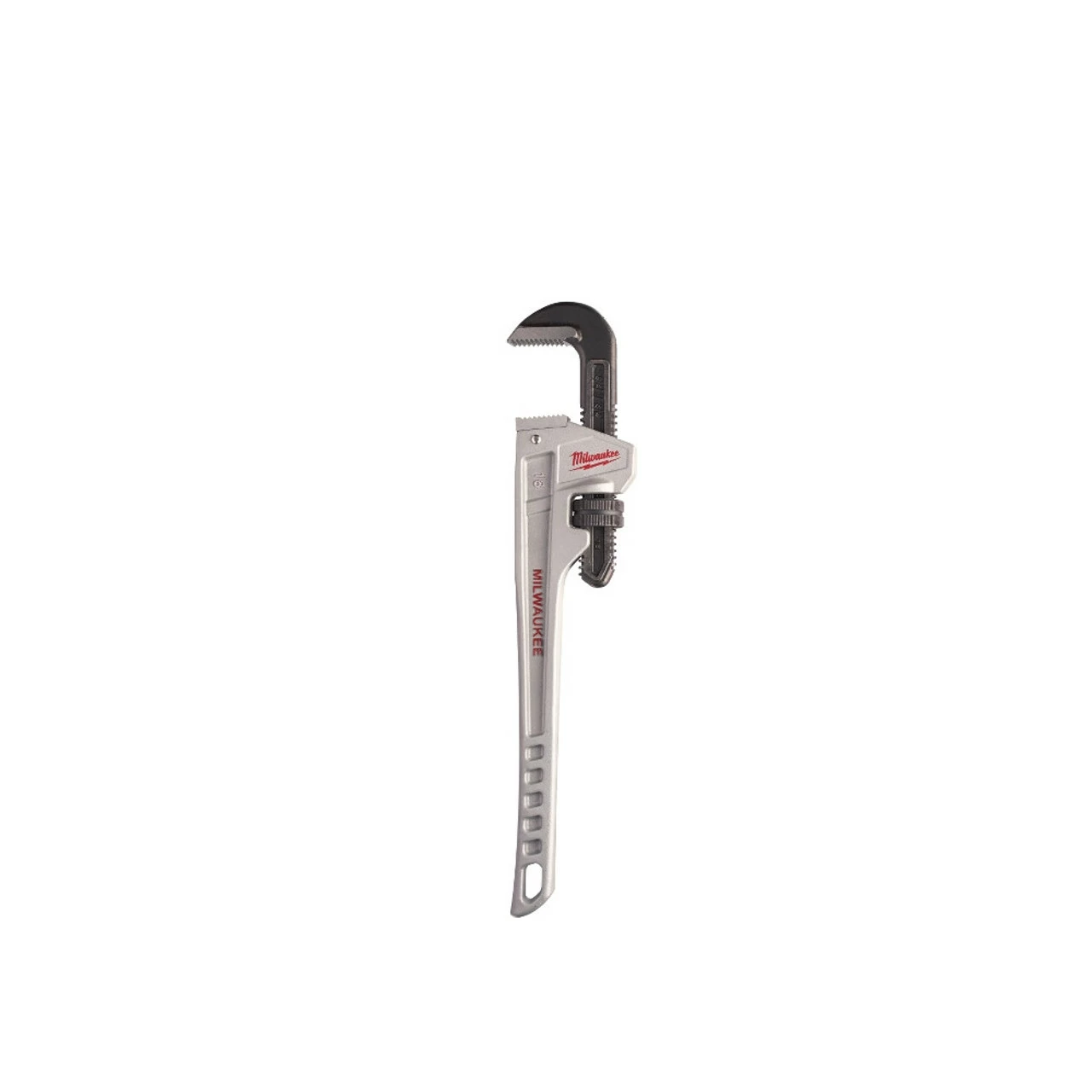 Milwaukee 48-22-7218 18 In. Aluminum Pipe Wrench 1 Milwaukee 48-22-7218 18 In. Aluminum Pipe Wrench