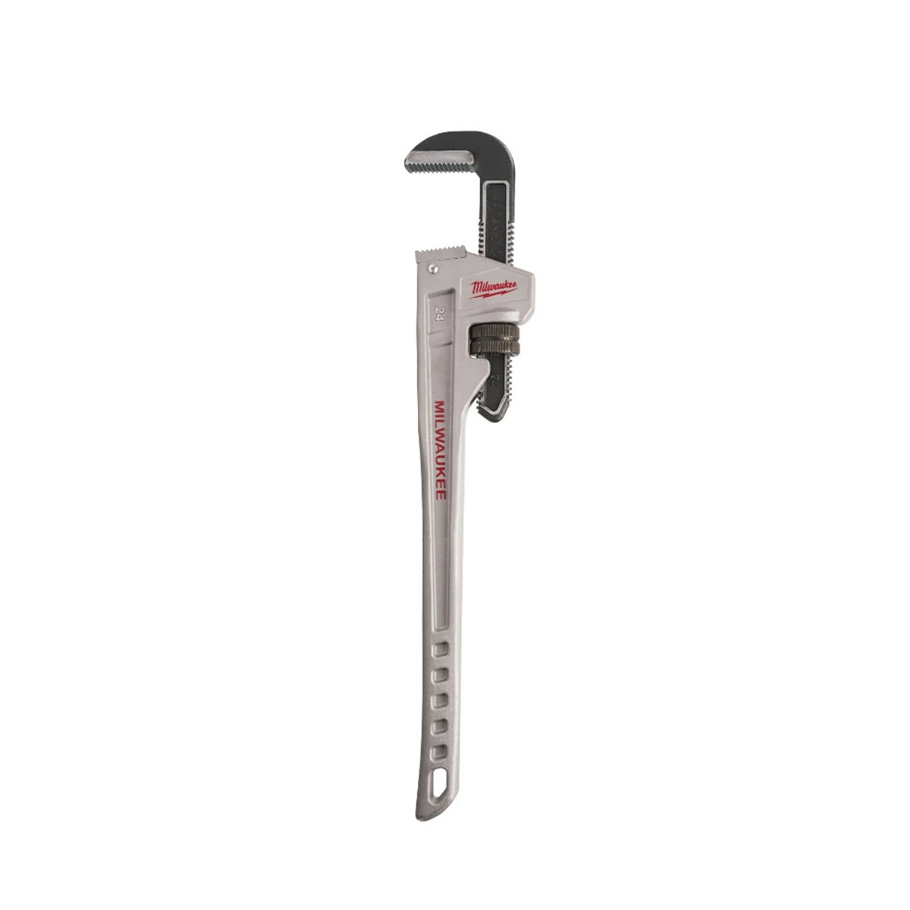 Milwaukee 48-22-7224 24 In. Aluminum Pipe Wrench 1 Milwaukee 48-22-7224 24 In. Aluminum Pipe Wrench