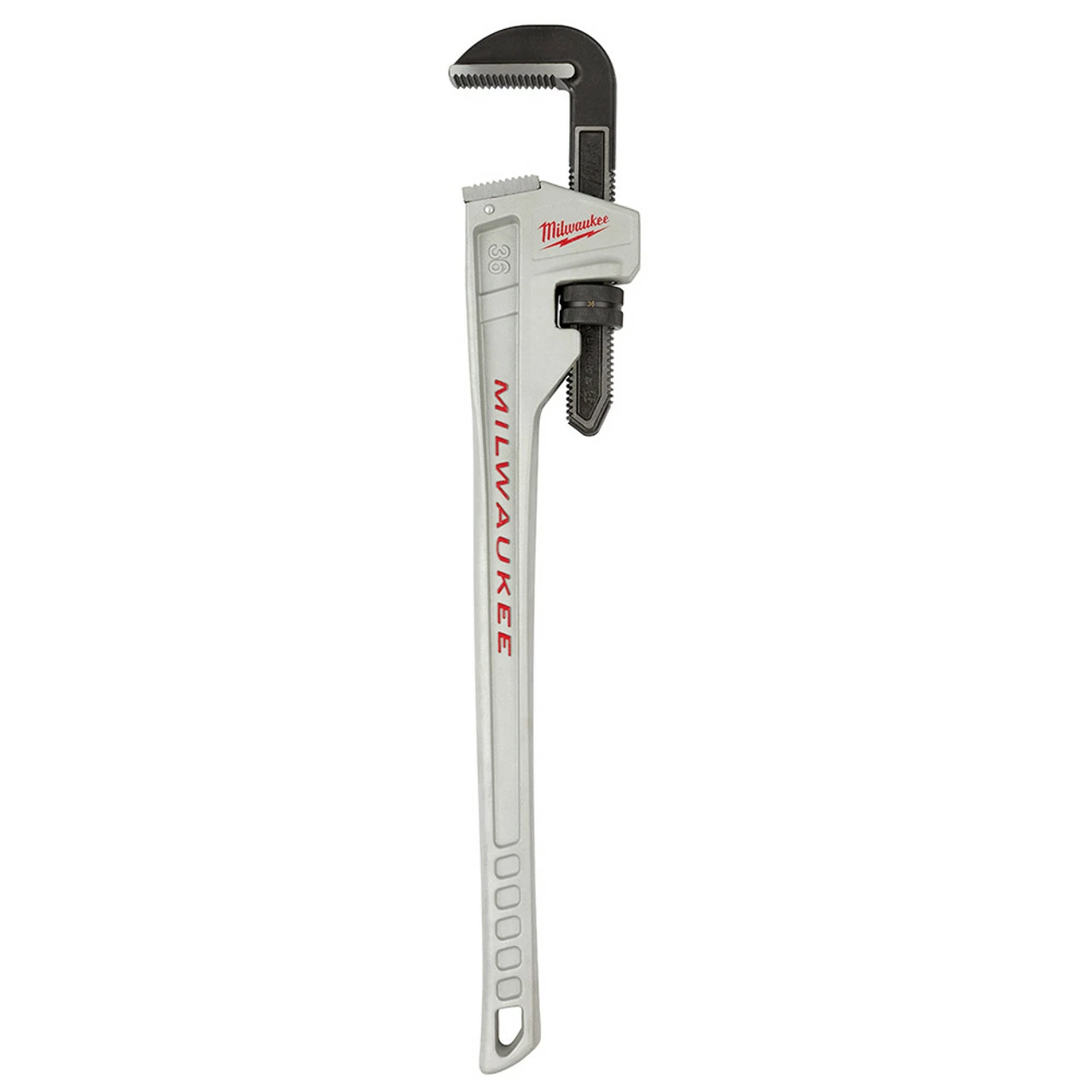 Milwaukee 48-22-7236 36 In. Aluminum Pipe Wrench 1 Milwaukee 48-22-7236 36 In. Aluminum Pipe Wrench
