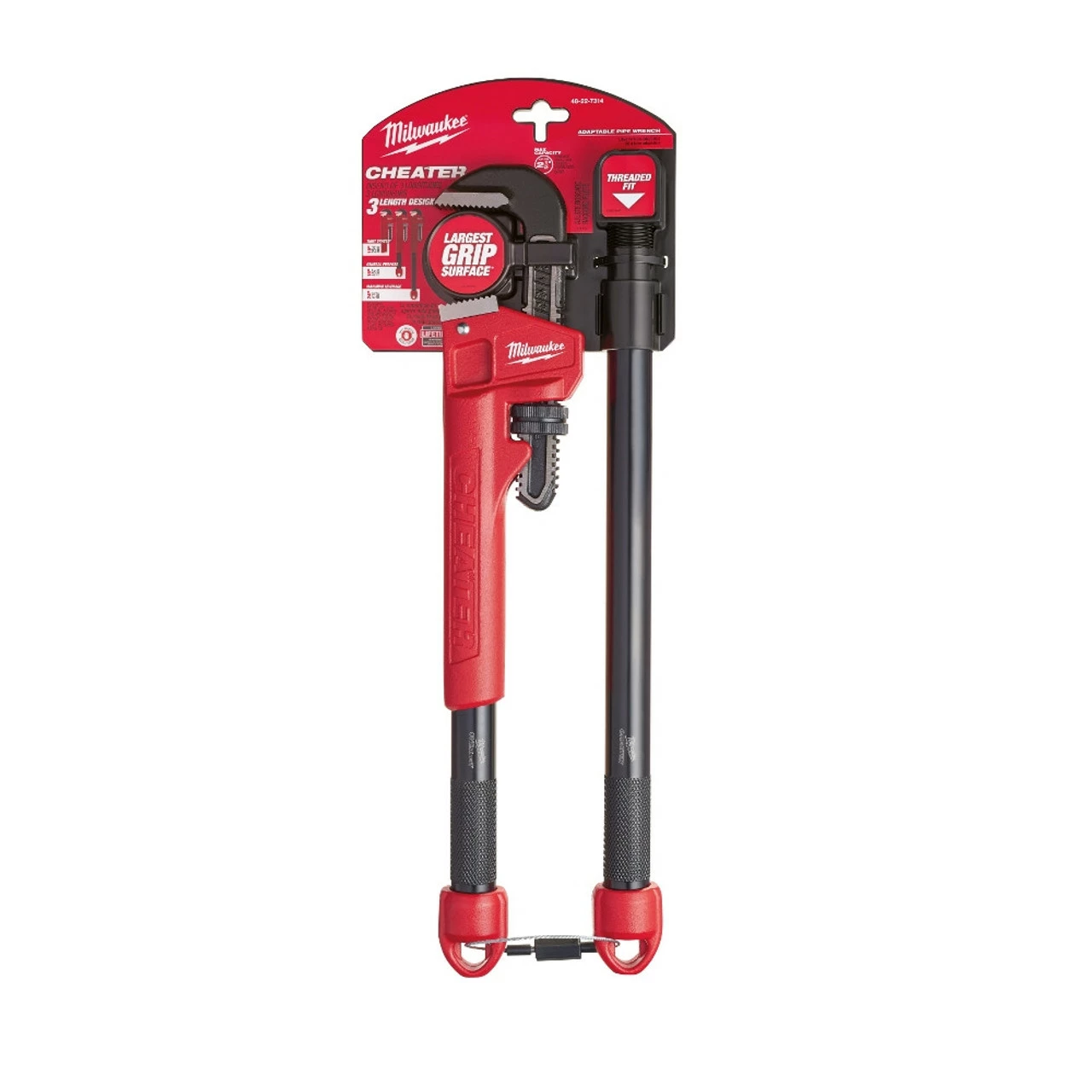 Milwaukee 48-22-7314 Cheater Pipe Wrench 2 Milwaukee 48-22-7314 Cheater Pipe Wrench - Image 2