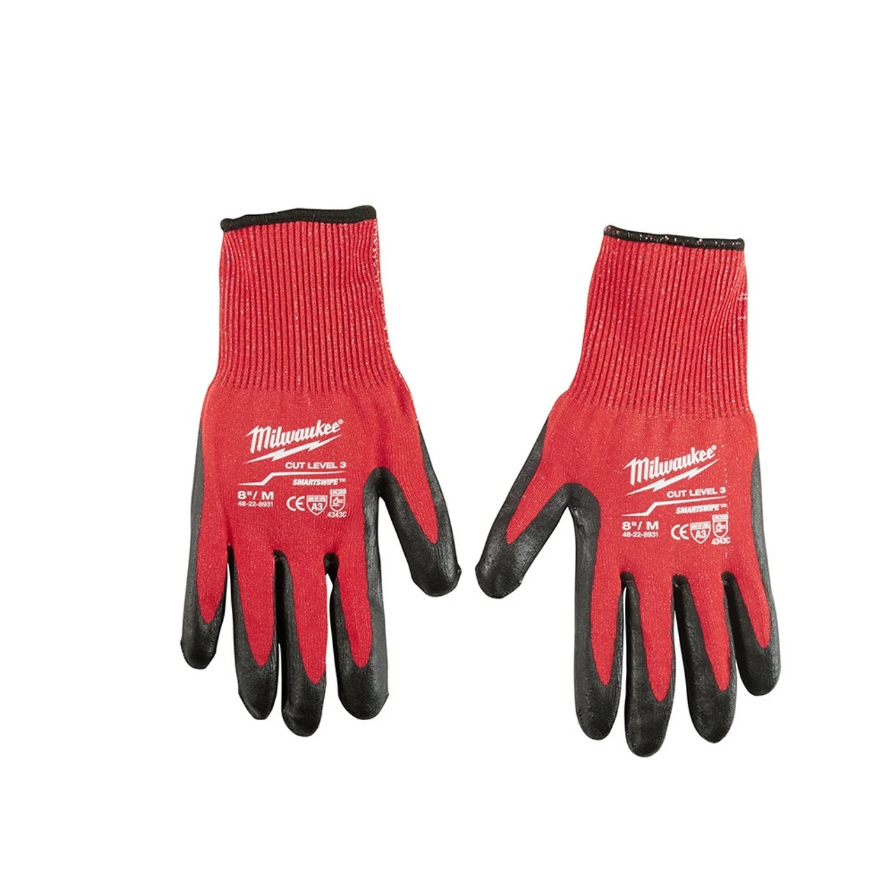 Milwaukee 48-22-8931 Cut Level 3 Dipped Gloves Medium 1 Milwaukee 48-22-8931 Cut Level 3 Dipped Gloves Medium
