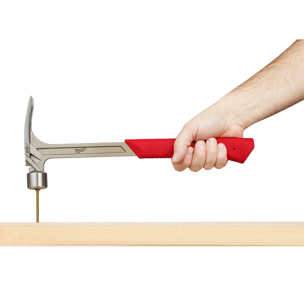 Milwaukee 48-22-9029 28oz Milled Face Framing Hammer 3 Milwaukee 48-22-9029 28oz Milled Face Framing Hammer - Image 3