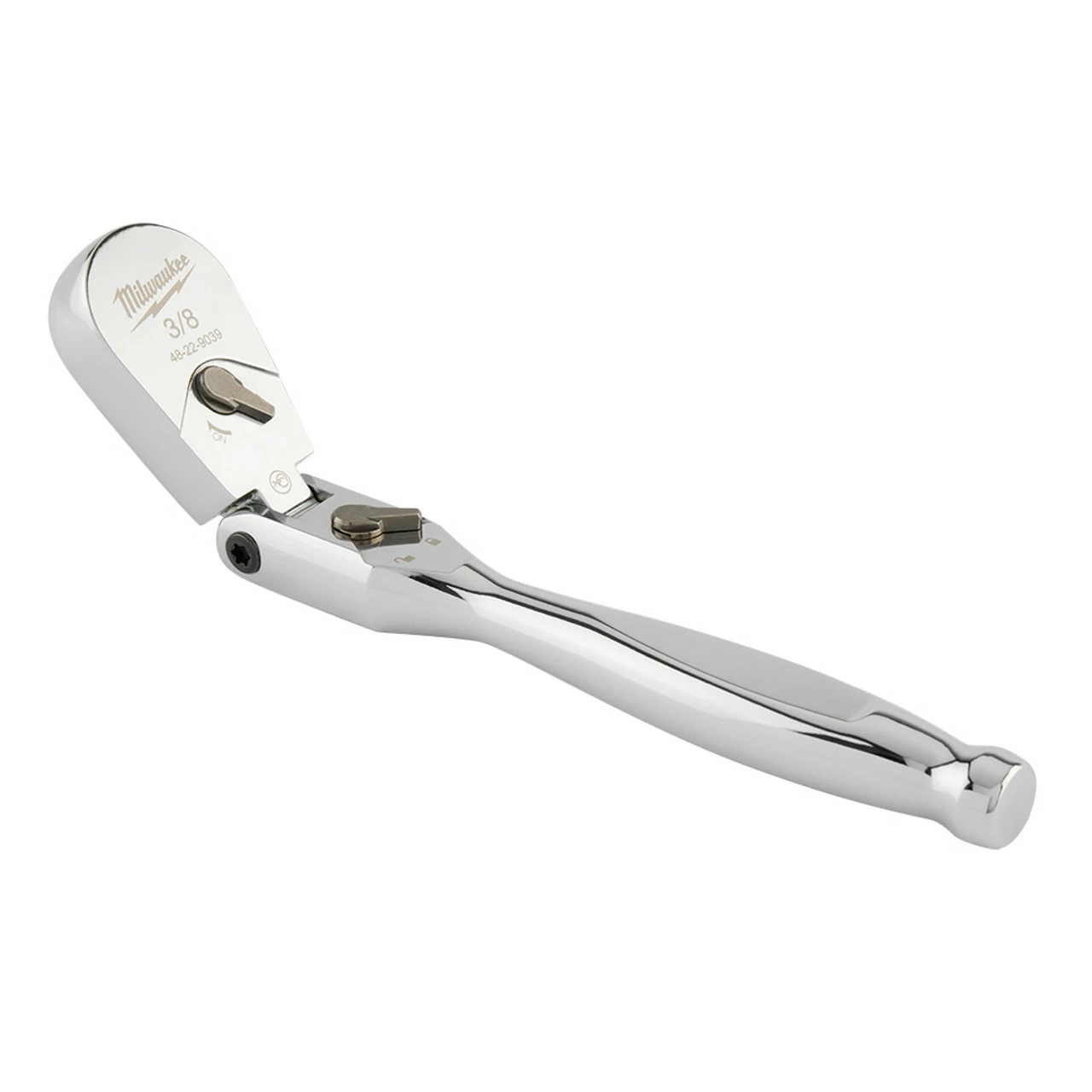 Milwaukee 48-22-9039 3/8 Drive 9 In Flex Head Ratchet 2 Milwaukee 48-22-9039 3/8 Drive 9 In Flex Head Ratchet - Image 2