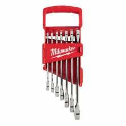 Milwaukee 48-22-9406 7pc Ratcheting Combination Wrench Set - SAE