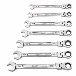 Milwaukee 48-22-9429 7pc SAE Flex Head Combination Wrenches 3 Milwaukee 48-22-9429 7pc SAE Flex Head Combination Wrenches -Tool Sales Shop 48 22 9429 3 13423.1660333847