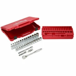 Milwaukee 48-22-9508 3/8 In. Drive 32pc Ratchet & Socket Set - Metric