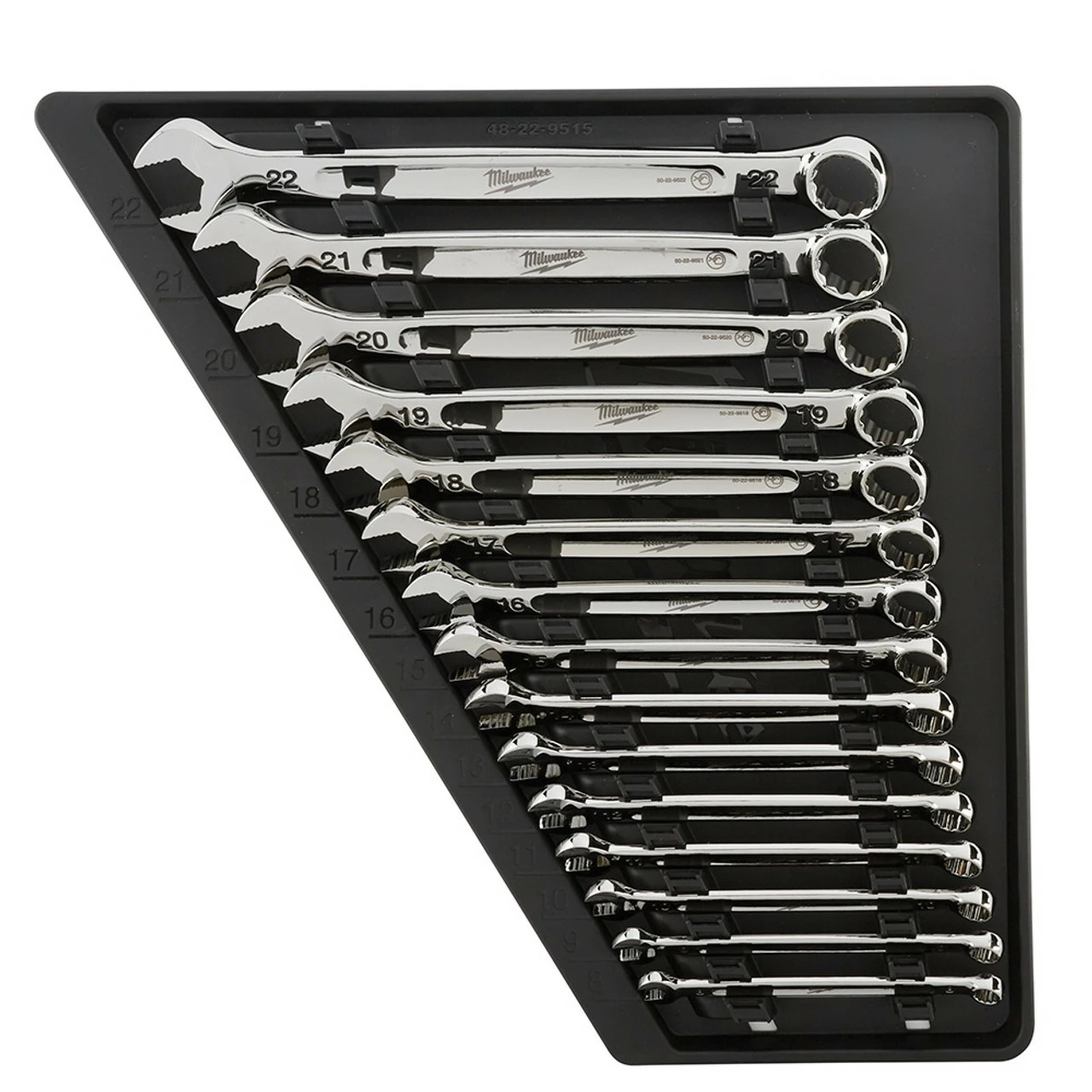 Milwaukee 48-22-9515 15pc Combination Wrench Set - Metric 1 Milwaukee 48-22-9515 15pc Combination Wrench Set - Metric
