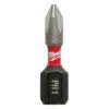 Milwaukee 48-32-4111 SHOCKWAVE 1 In. PH1 Impact Bit 25 PK