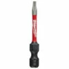 Milwaukee 48-32-4182 SHOCKWAVE 2 In. Power Bit TORX T10 (25 PK)
