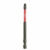 Milwaukee 48-32-4196 SHOCKWAVE 3-1/2 In. Square Recess #3 Power Bits