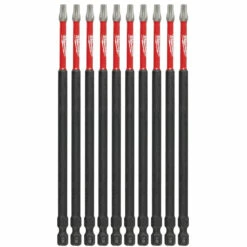 Milwaukee 48-32-4246 SHOCKWAVE 6 In. Impact Torx T25 Power Bits (10 Pk)