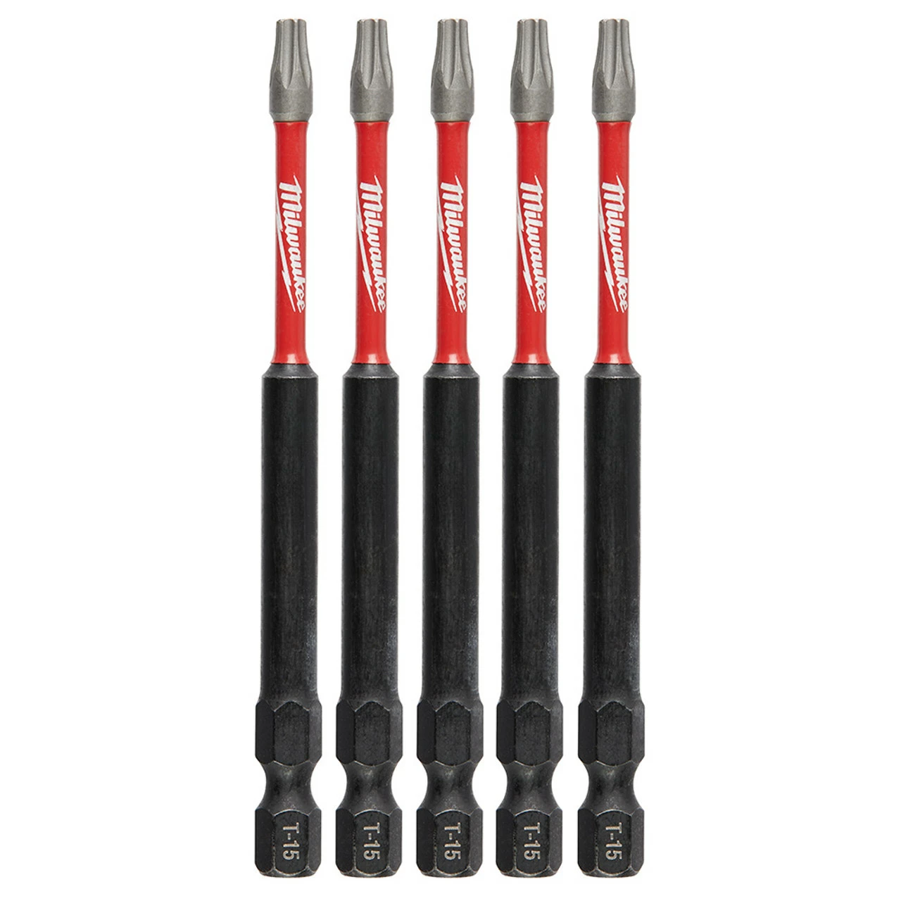Milwaukee 48-32-4577 SHOCKWAVE 3-1/2 Impact T15 Bit 5 Pk 1 Milwaukee 48-32-4577 SHOCKWAVE 3-1/2 Impact T15 Bit 5 Pk